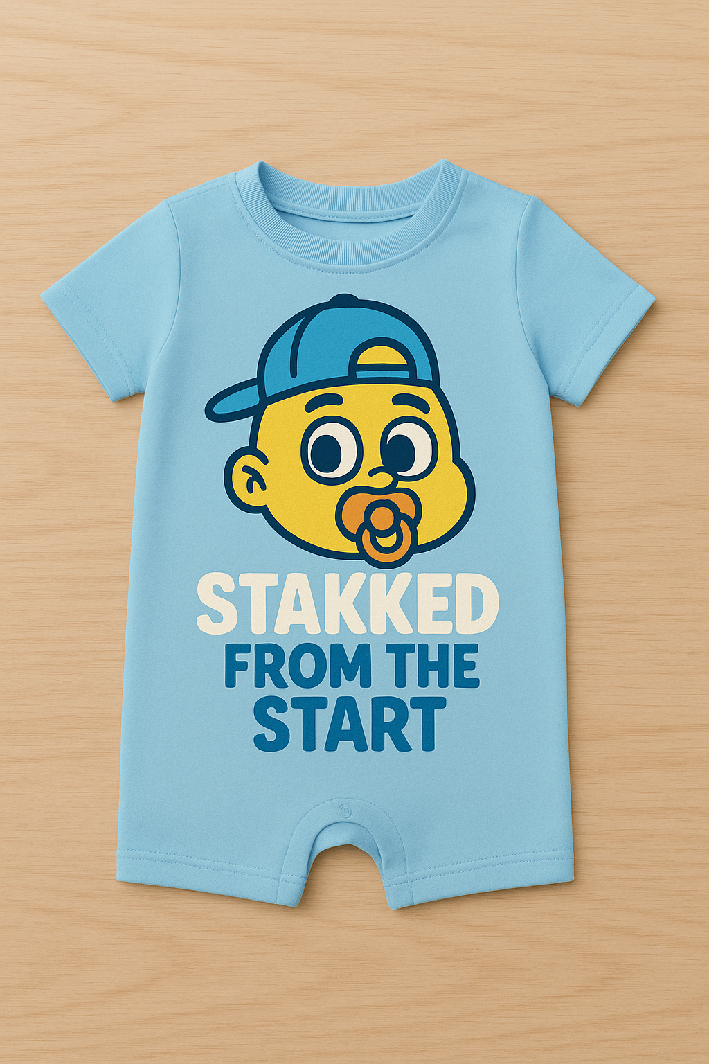 STAKKED From the Start – Baby Romper