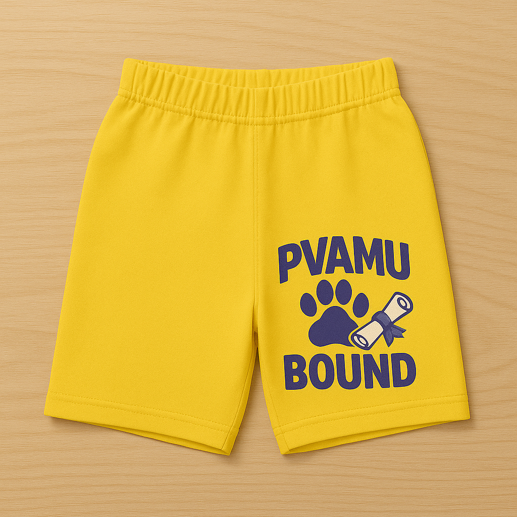 PVAMU Bound Shorts – Gold & Purple Edition