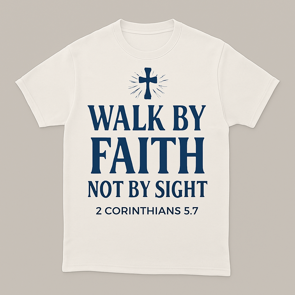 Walk by Faith Tee – 2 Corinthians 5:7