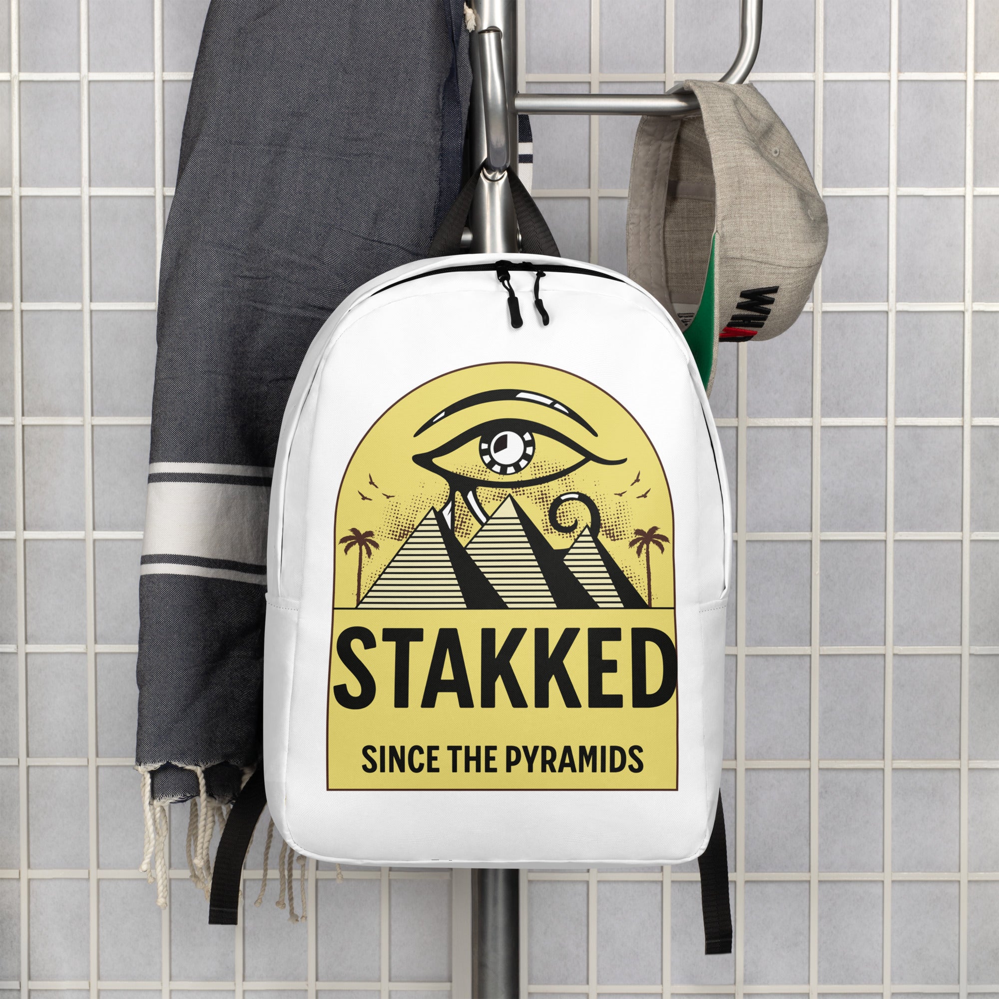 STAKKED Pyramids Minimalist Backpack