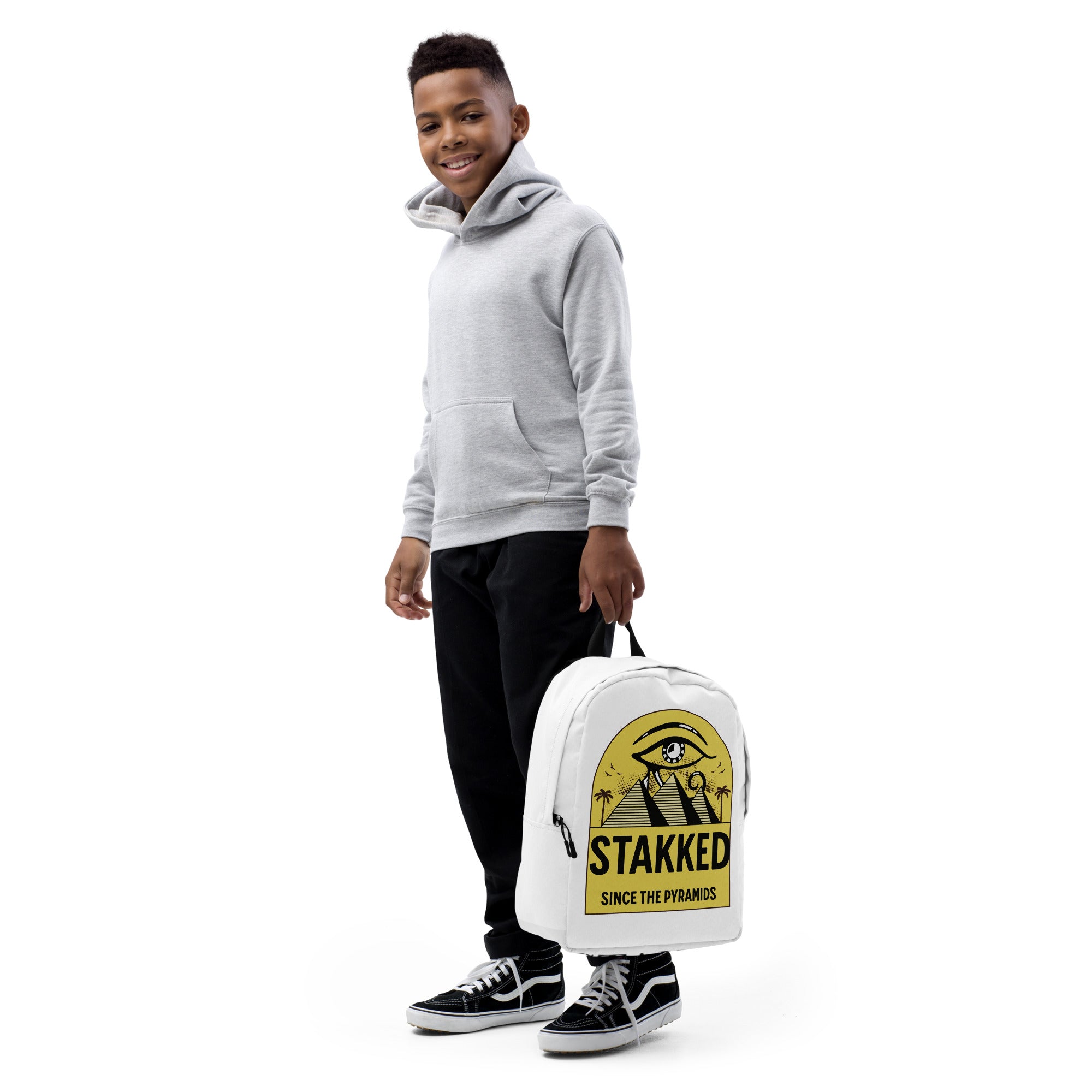 STAKKED Pyramids Minimalist Backpack
