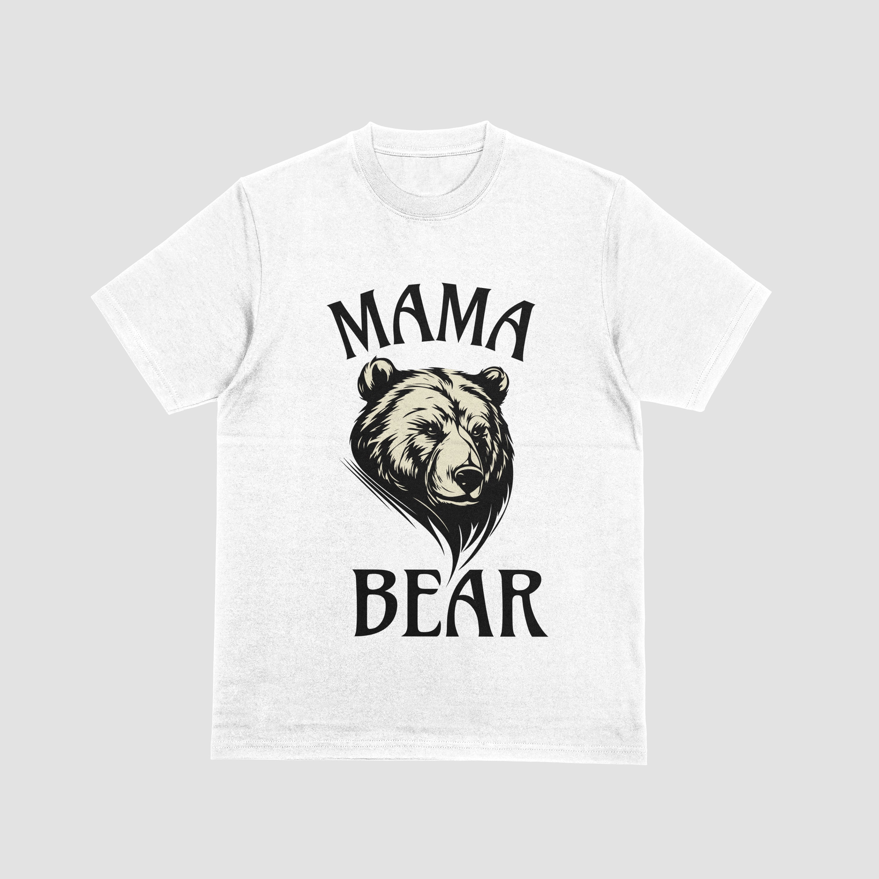 Women Short sleeve Mama Bear T shirt