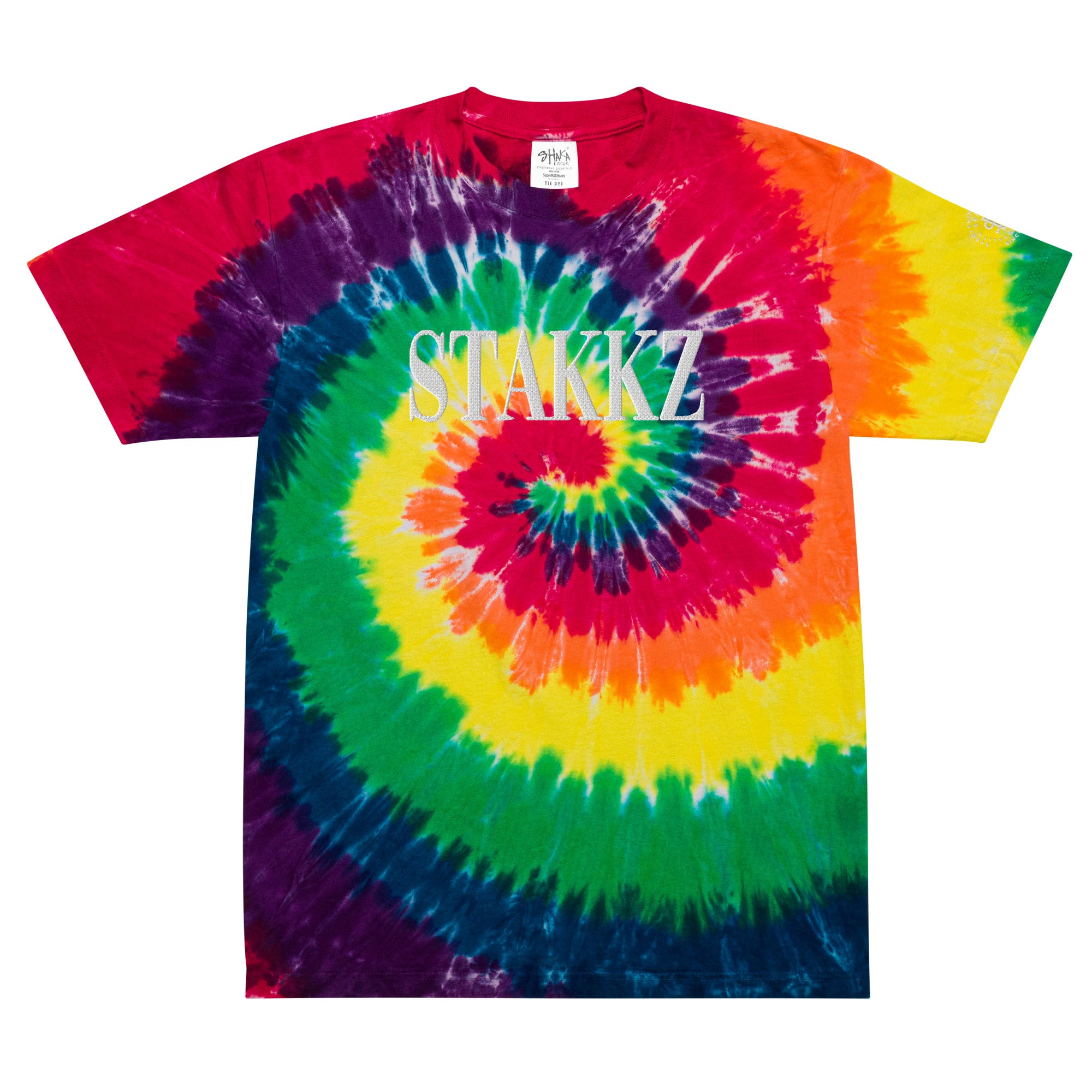 STAKKZ Oversized tie-dye t-shirt