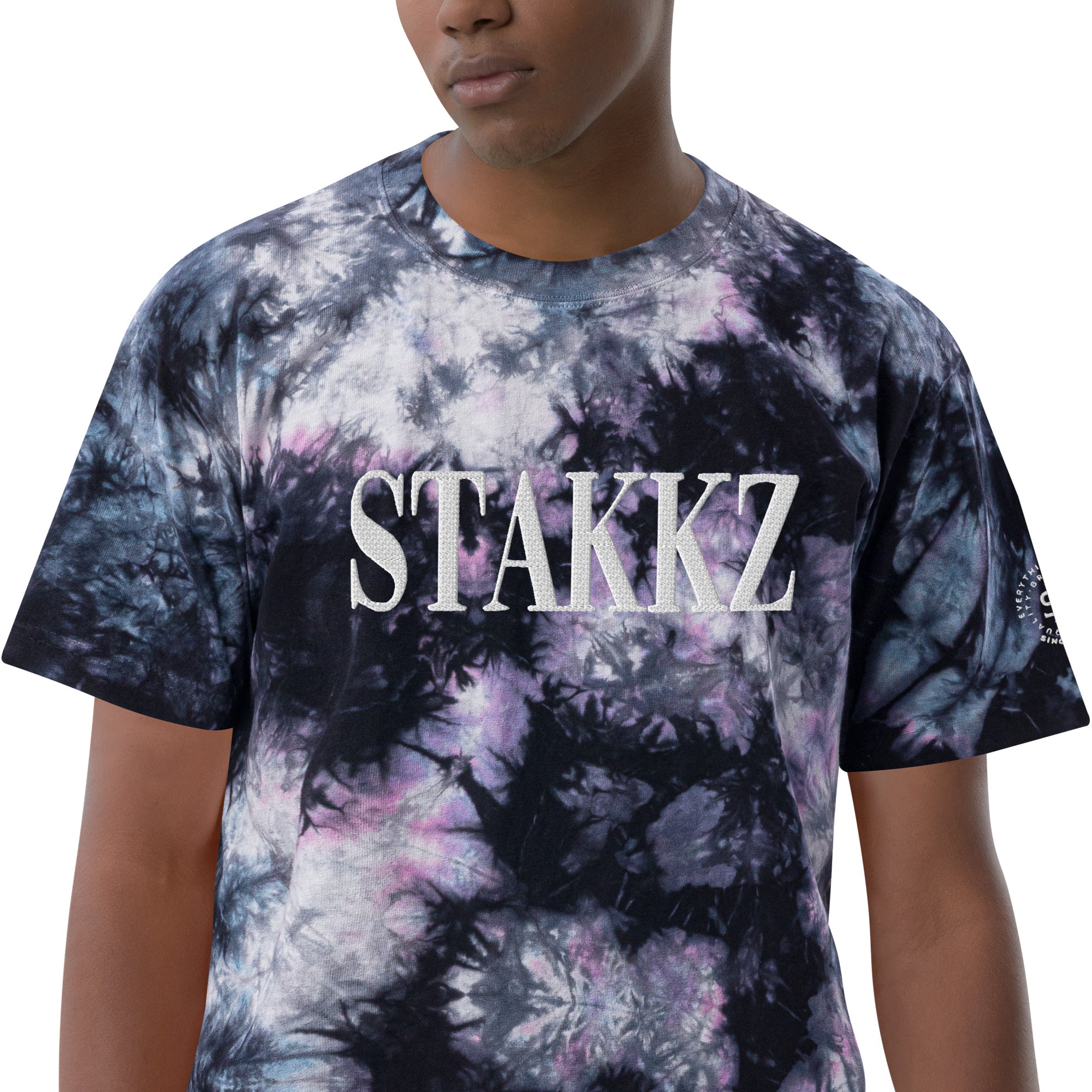 STAKKZ Oversized tie-dye t-shirt